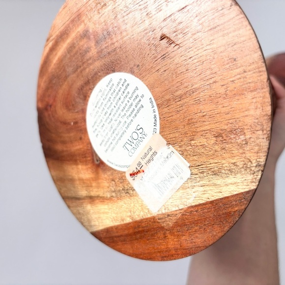 Two’s Company NWT Solid Wood Candle Pedestal // Candle Stand // candle holder - Picture 11 of 13